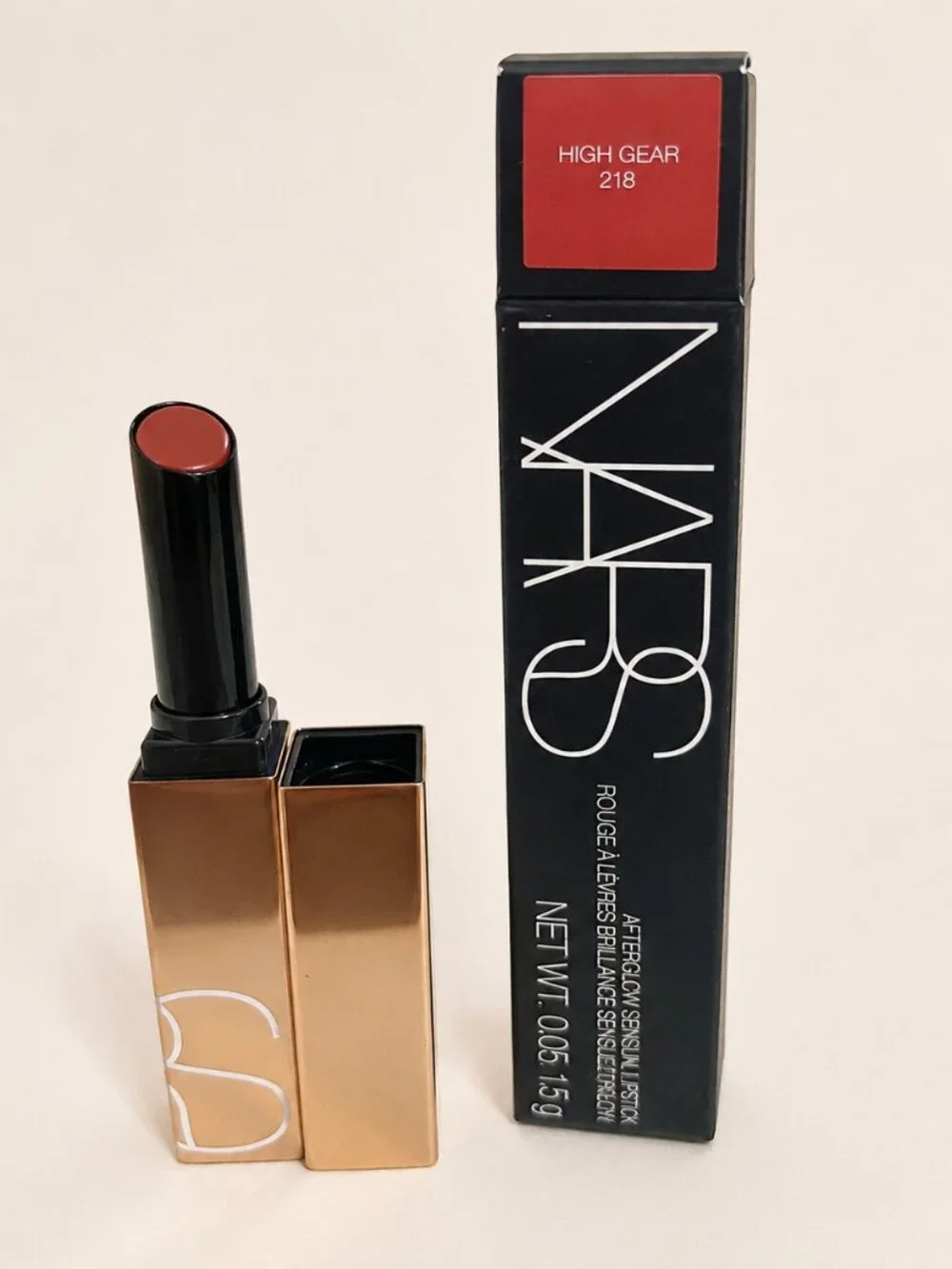NARS Afterglow Sensual Shine Lipstick High Gear 218 NIB